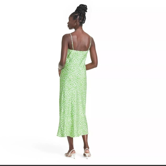 Sz L XL Rixo Target Leopard Ruffle Slip - Picture 3 of 6